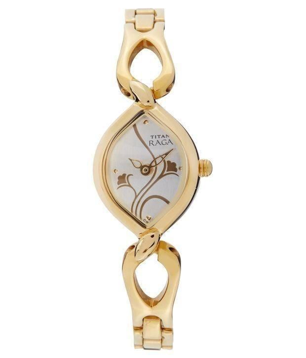 Titan Women’s Analog Silver Dial Watch | Elegant Metal Strap